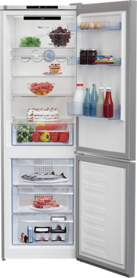 RCNA366I40XBN FRIGO F.S.185X60X67 COMBI.NO FROST SILVER A++ BEKO